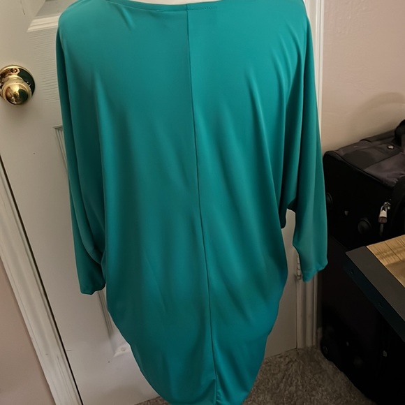 L&B Turquoise Spandex Top, Never Worn - Picture 2 of 3